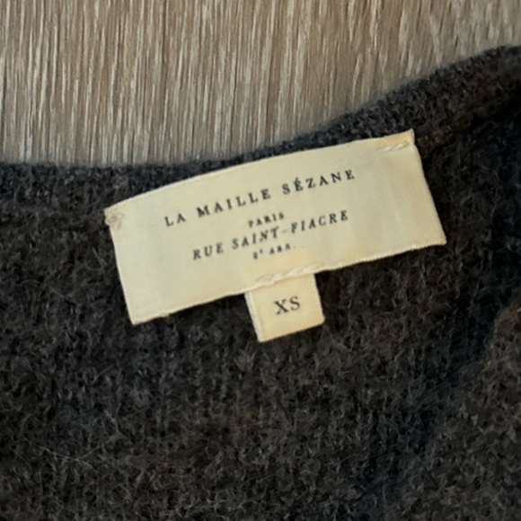 Sezane Gray Button Up Cardigan - Picture 2 of 2